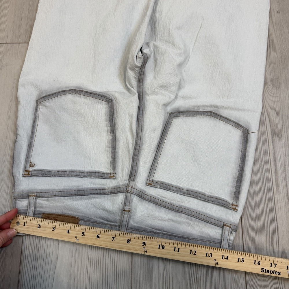 Madewell Womens Edmunds Wash Denim The Perfect Vintage Wide Leg Crop Jeans 28 - Picture 11 of 12